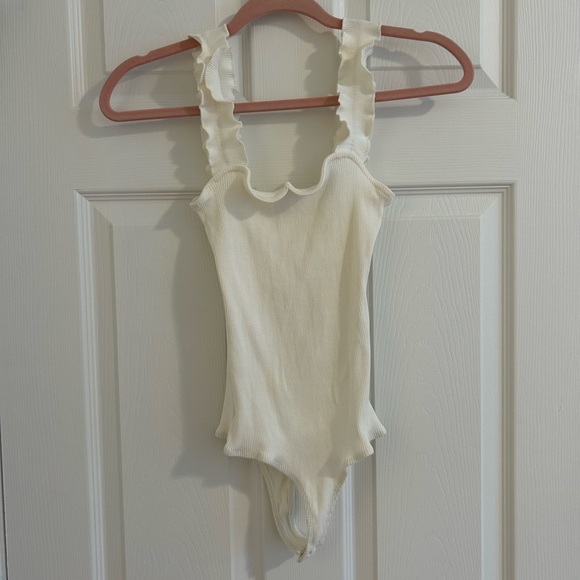 Francesca's Collections Tops - White Tank Top Bodysuit